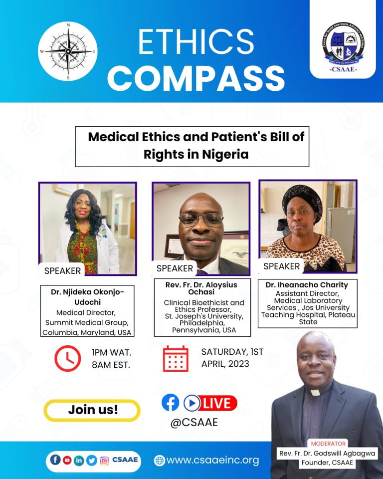 Medical Ethics and Patient’s Bill of Rights in Nigeria