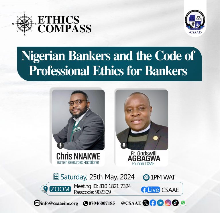 Nigerian Bankers and the Code of Professional Ethics for Bankers