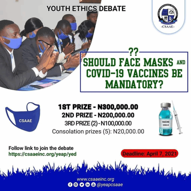 Youth Ethics Debate 2021