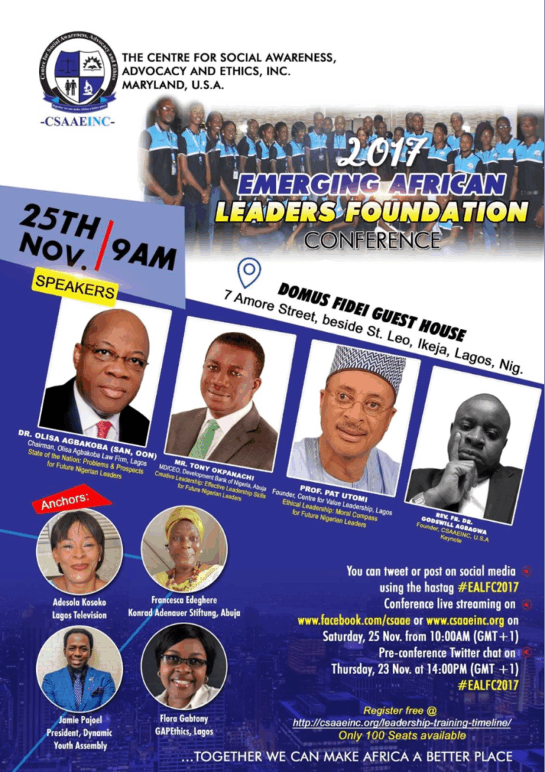 Emerging African Leaders Foundation Conference 2017
