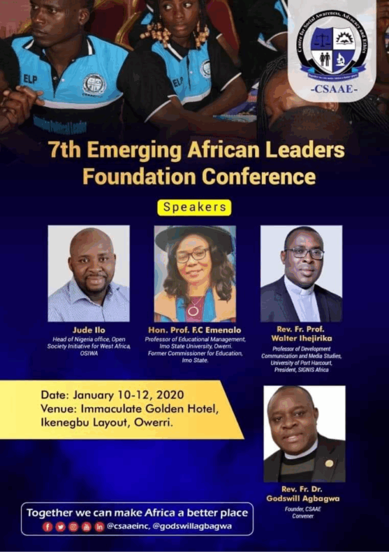 Emerging African Leaders Foundation Conference 2020 